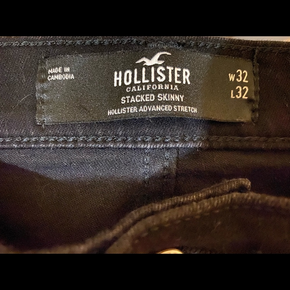 Hollister stacked skinny jeans